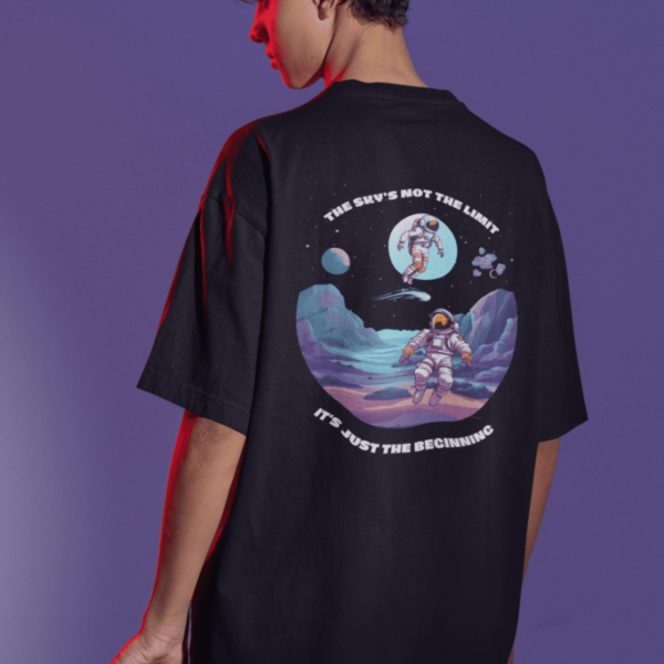 Space sky unisex oversized T-Shirt