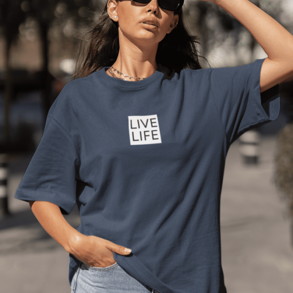 Live Life Unisex Oversized T-Shirt