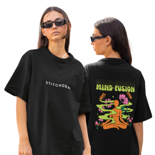 Mind fusion unisex oversized T-Shirt